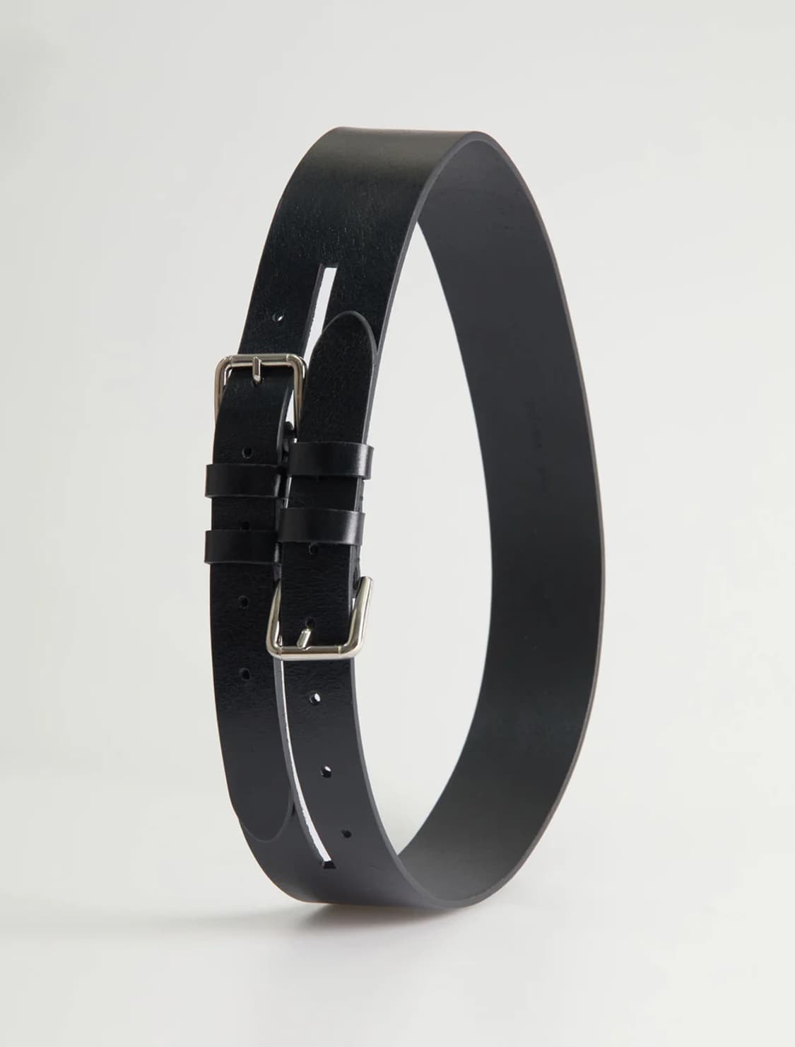 [XS/S]팔로마울 Penelope II 더블 벨트/블랙 상품이미지4