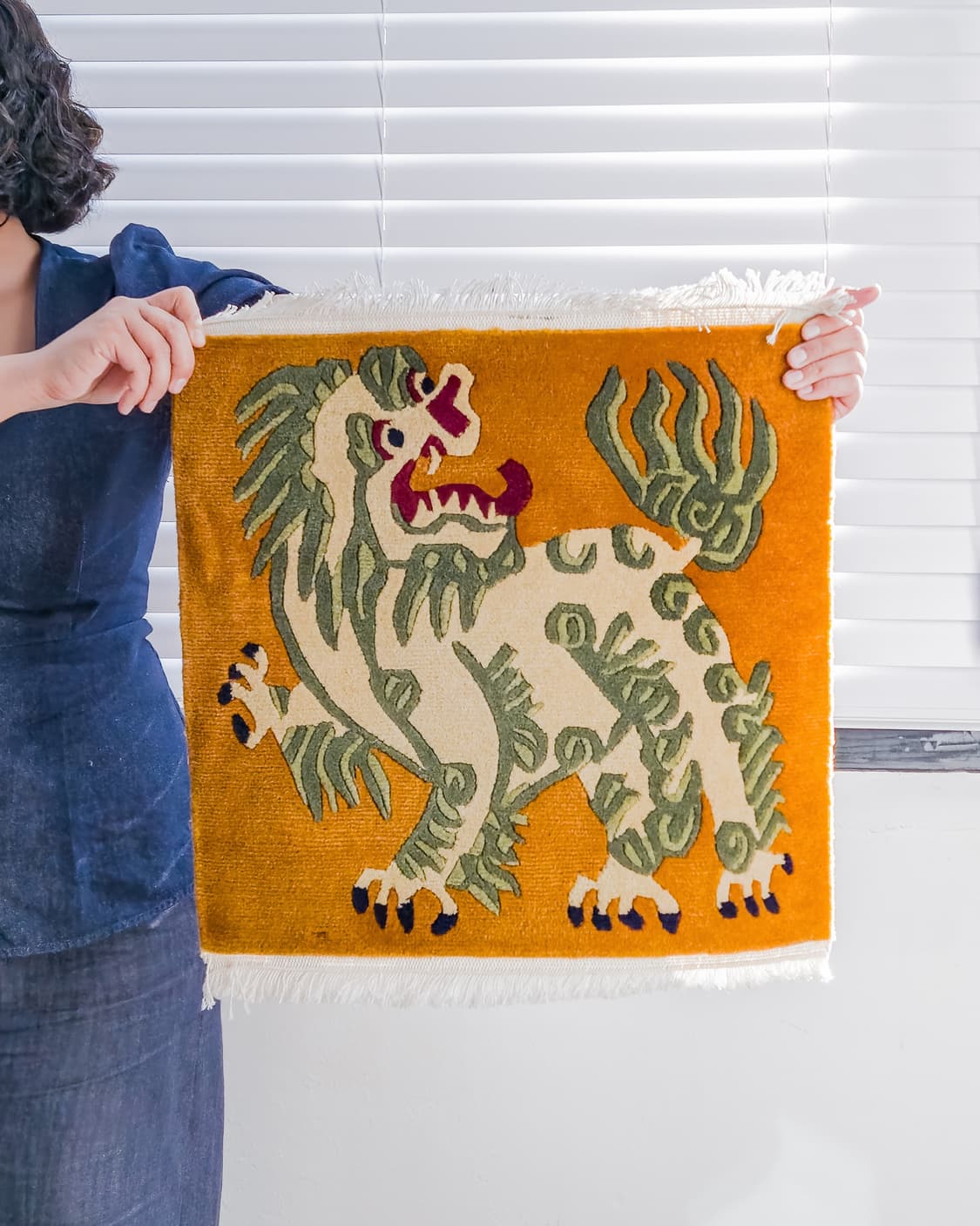 Senge Snow Lion Tibetan Rug 상품이미지1