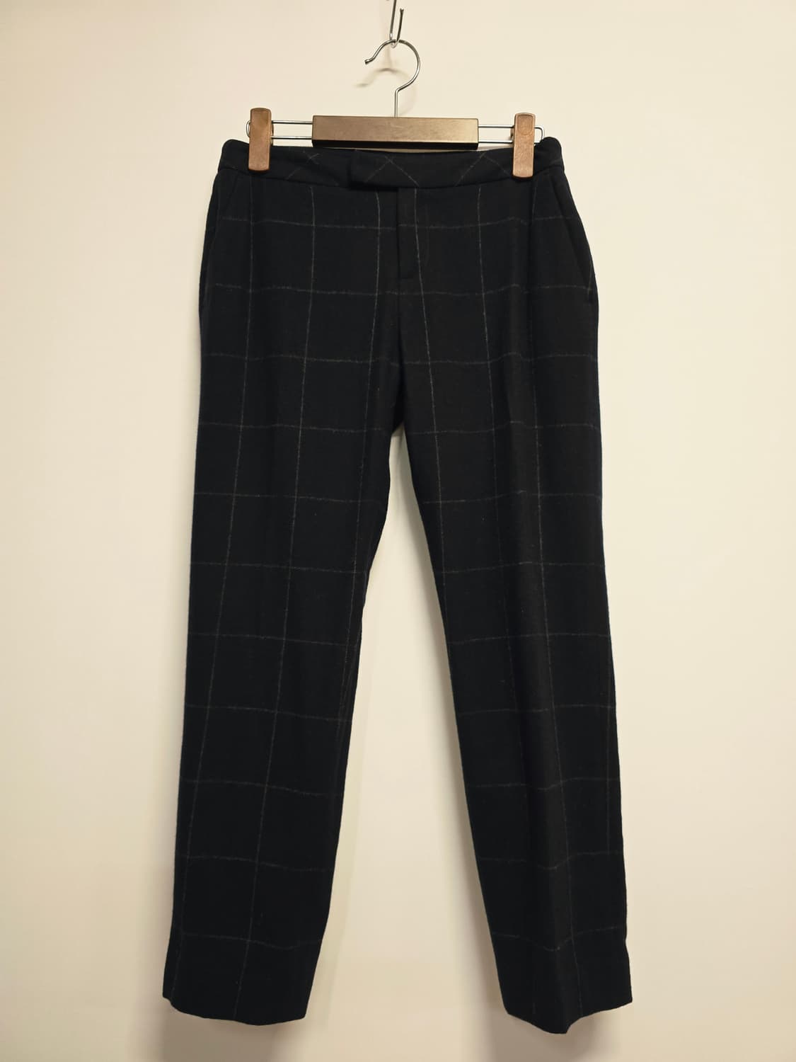 라코스테 체크 슬랙스 바지 겨울  모 상품이미지1