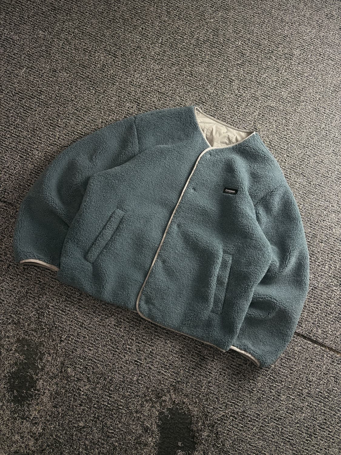 커버낫 차이나 넥 킐티드 리버시블 쉐르파 자켓 3407 상품이미지1