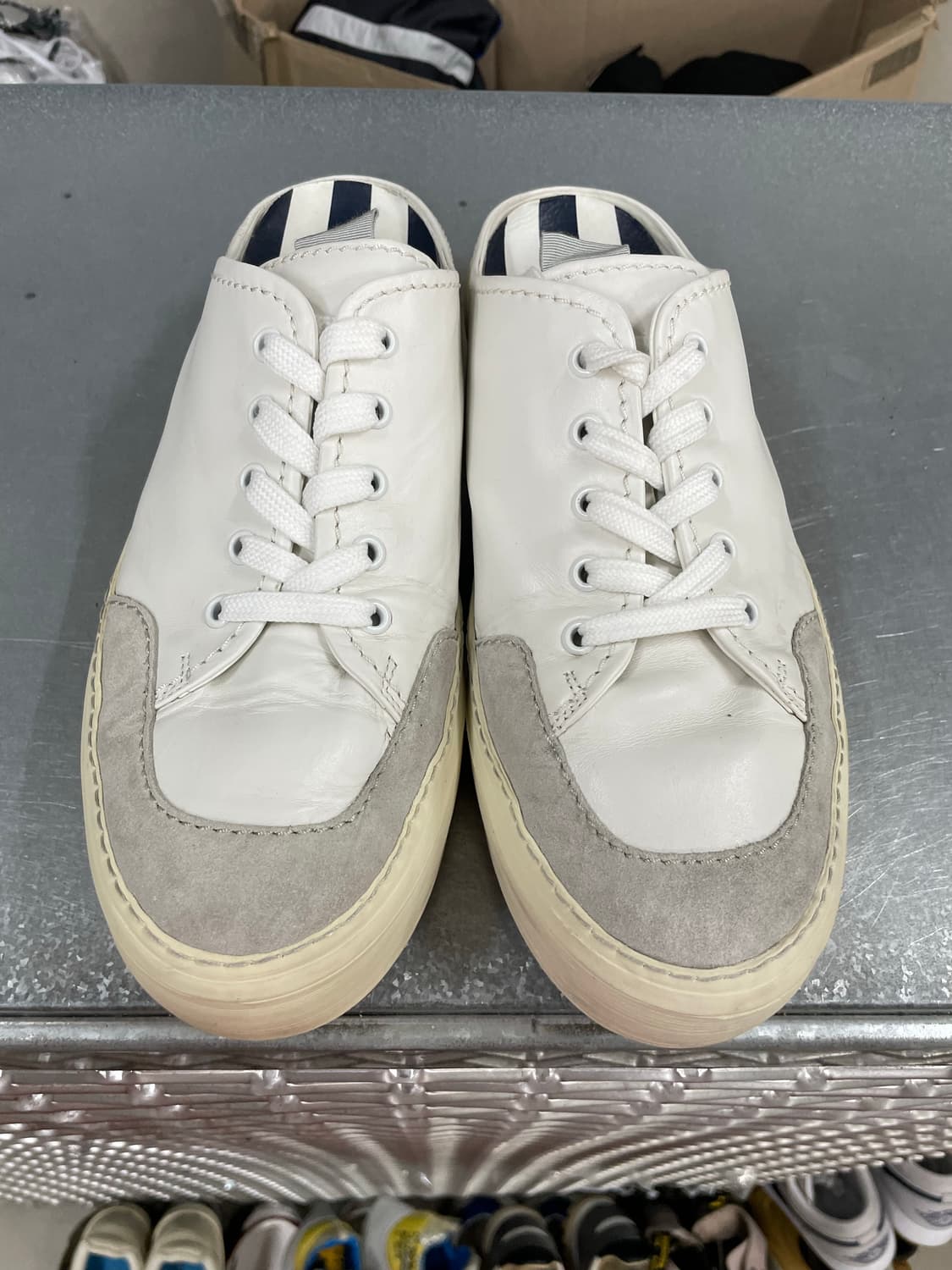 써네이 사보 뮬 화이트 43 상품이미지5