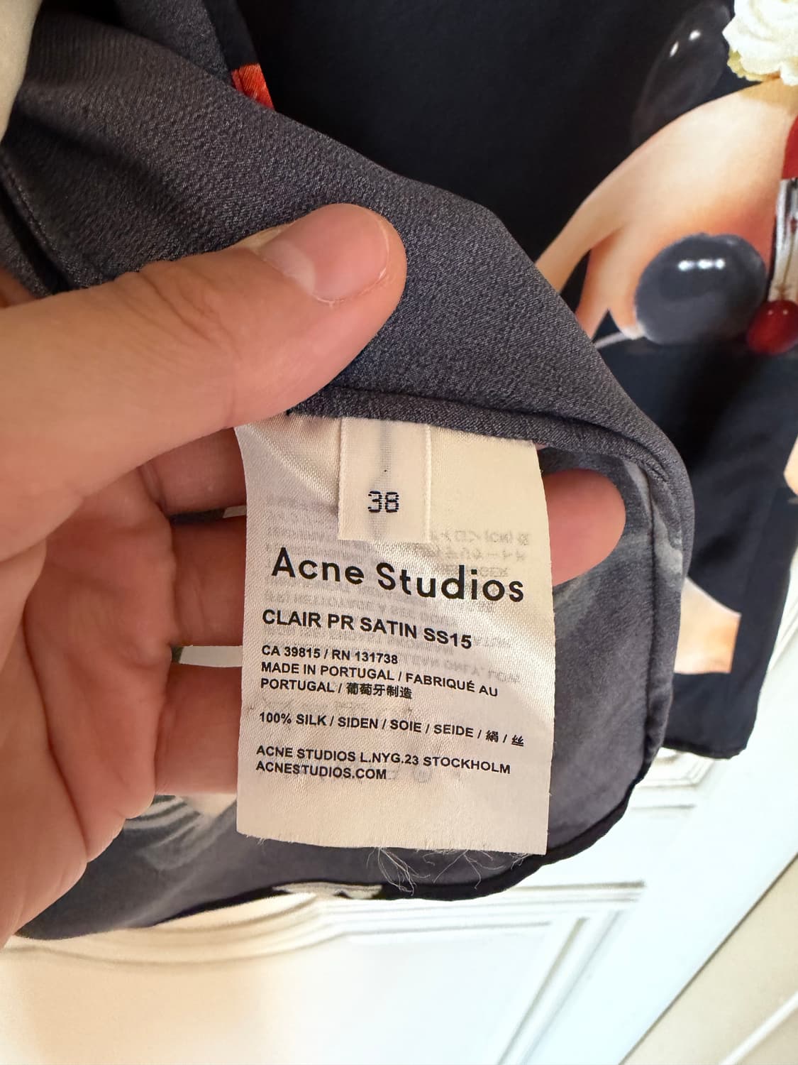 아크네 스튜디오 실크 민소매 블라우스 상품이미지8