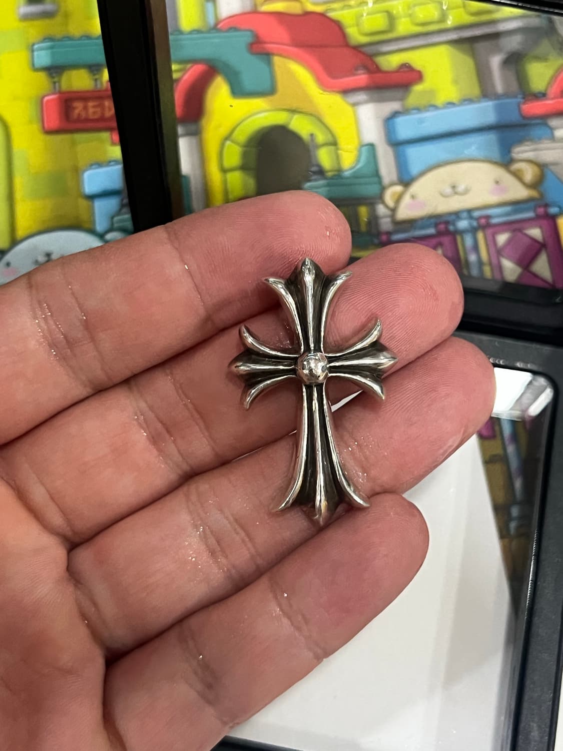 크롬하츠 스몰 크로스 팬던트 상품이미지2