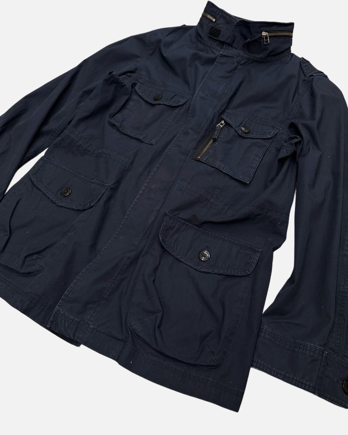 BACK NUMBER navy milietary parka 상품이미지2