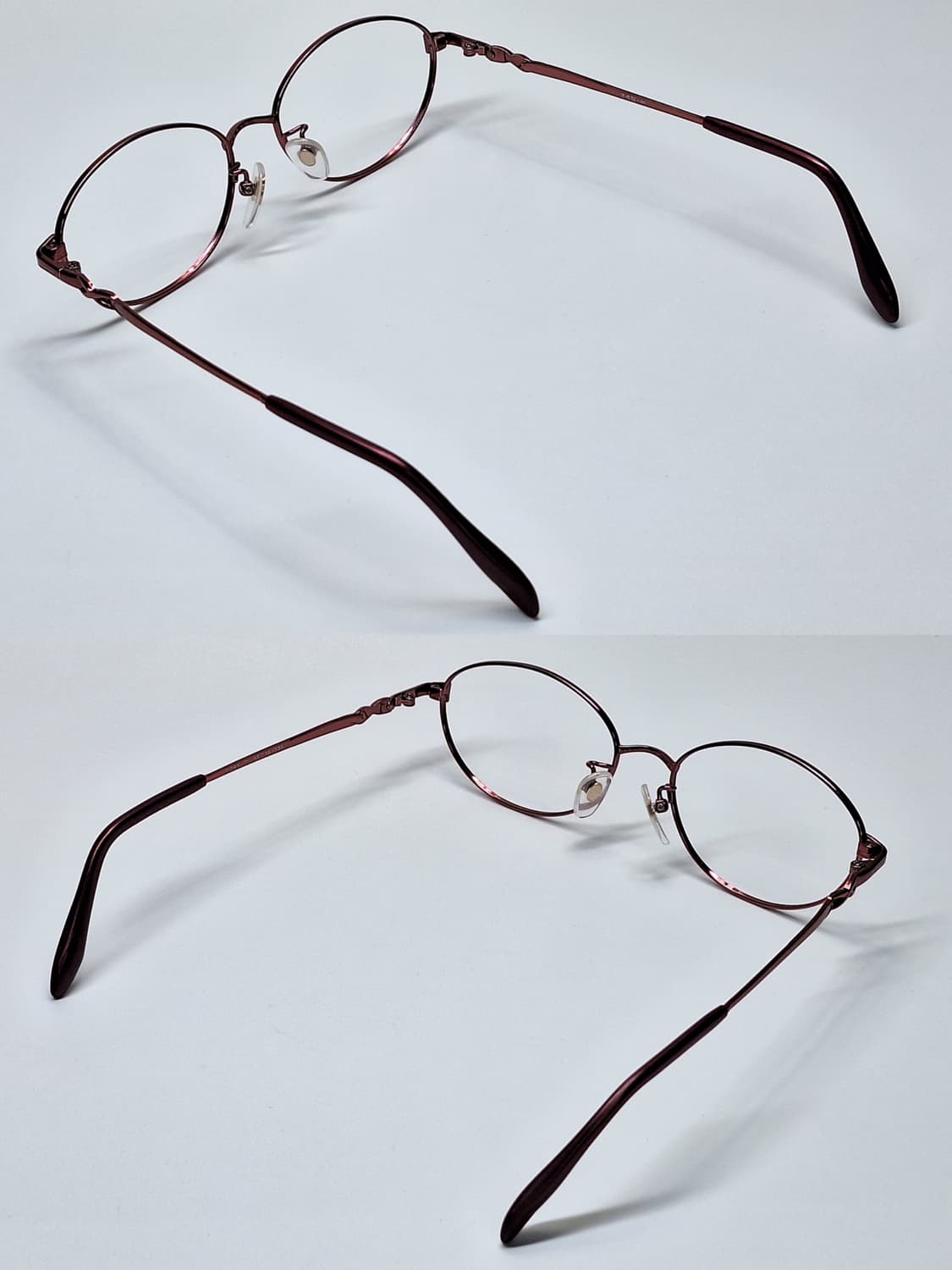 일본 사바에 하우스브랜드 빈티지 로쿠메이칸 순수 티타늄 오벌형 안경테 상품이미지8