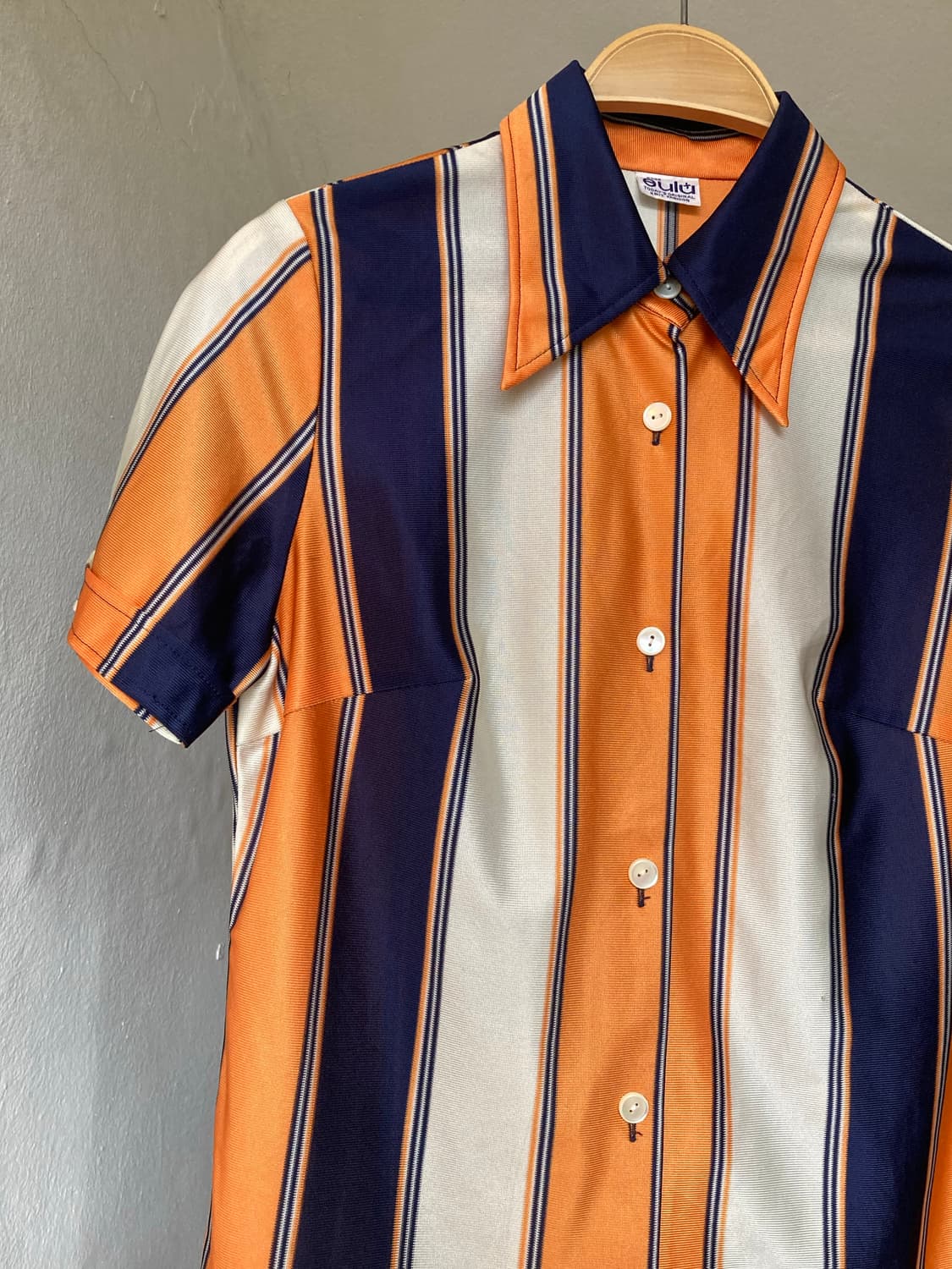 y2k 슬림핏 스트라이프 셔츠 상품이미지2