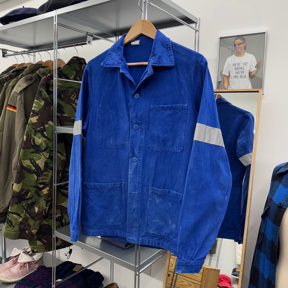 90s 빈티지 프렌치 워크 자켓 (S)   상품이미지1