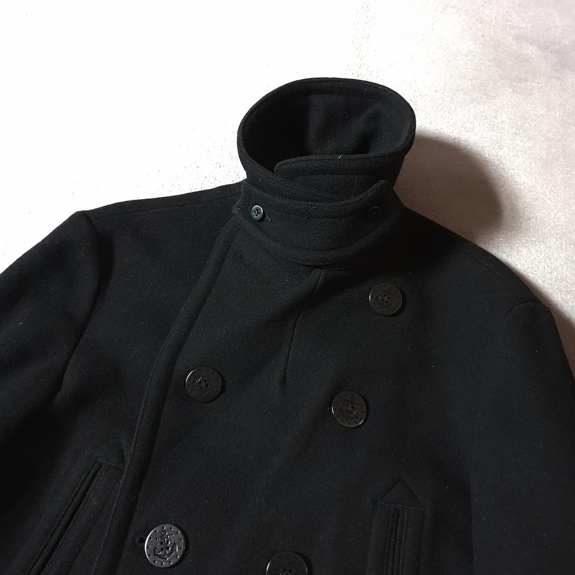 새상품급 폴로 uss 피코트 L 블랙 상품이미지3