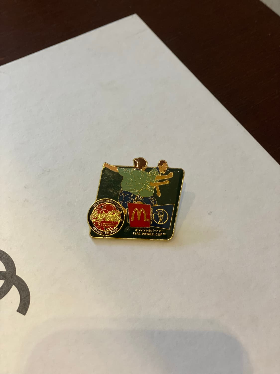 1999 피파 맥도날드 코카콜라 기념 뱃지 상품이미지1