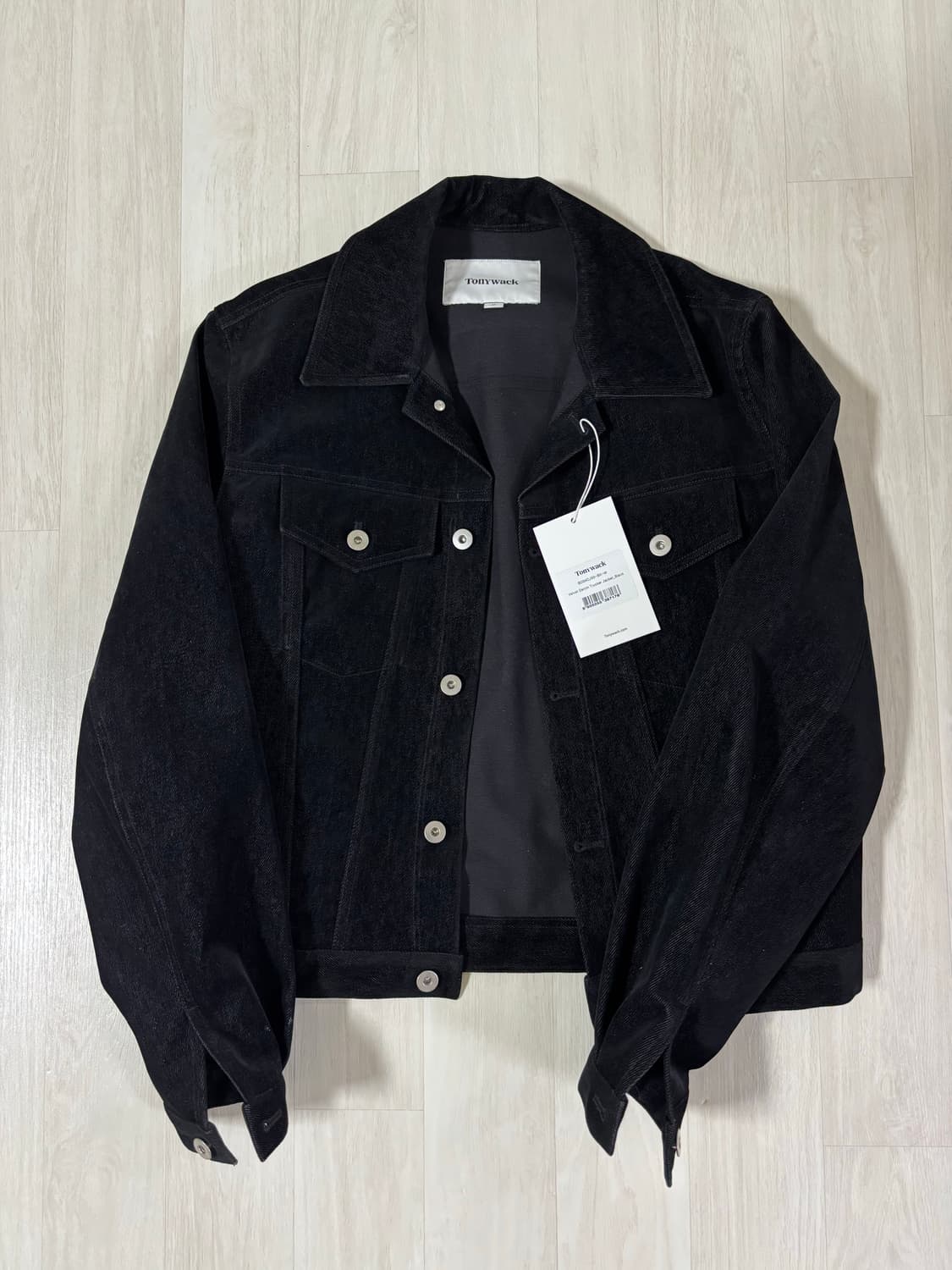 토니웩 벨벳 데님 트러커 자켓 상품이미지1