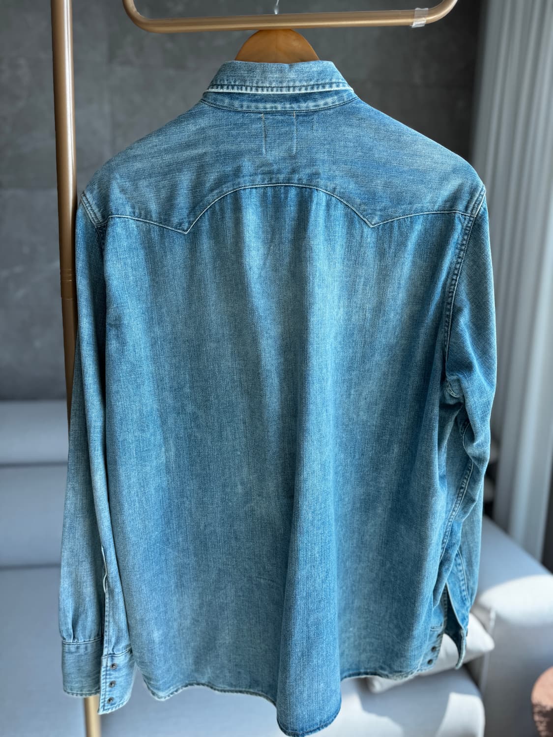 LVC 웨스턴 데님 셔츠 소우투스 L사이즈 상품이미지3