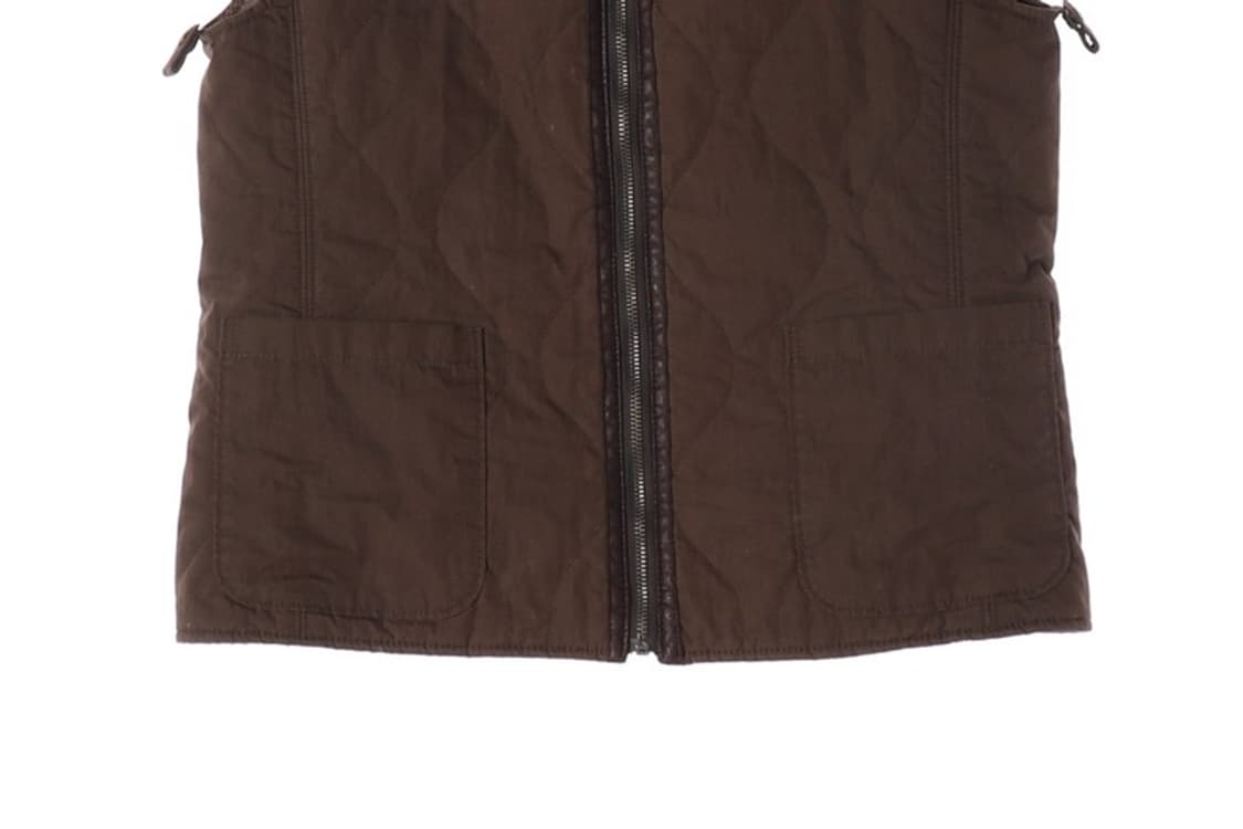 시리즈 딥 브라운 퀼팅 베스트 L 상품이미지5