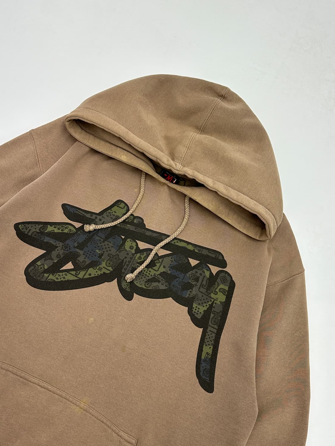 stussy 스투시 카모 로고 후드티 상품이미지3