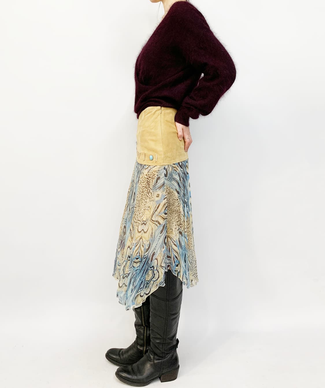 ABSOLU PARIS made in france  웨스턴 스커트 상품이미지2