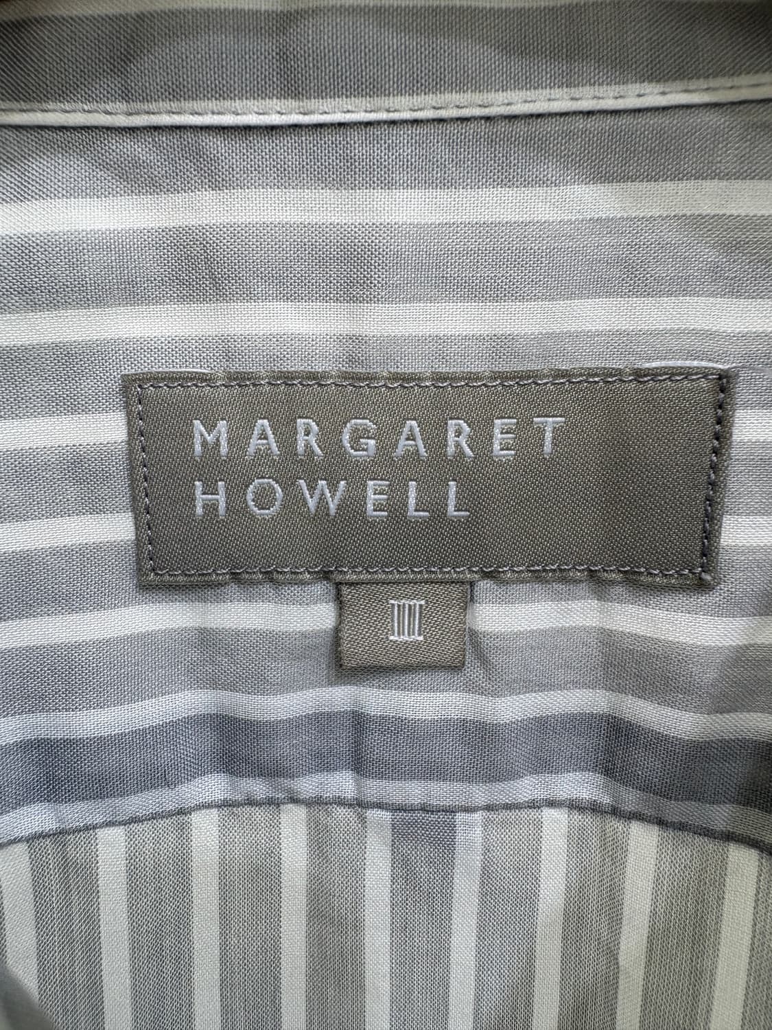 MARGARET HOWELL (Made in Japan) 스트라이프 셔츠 상품이미지6