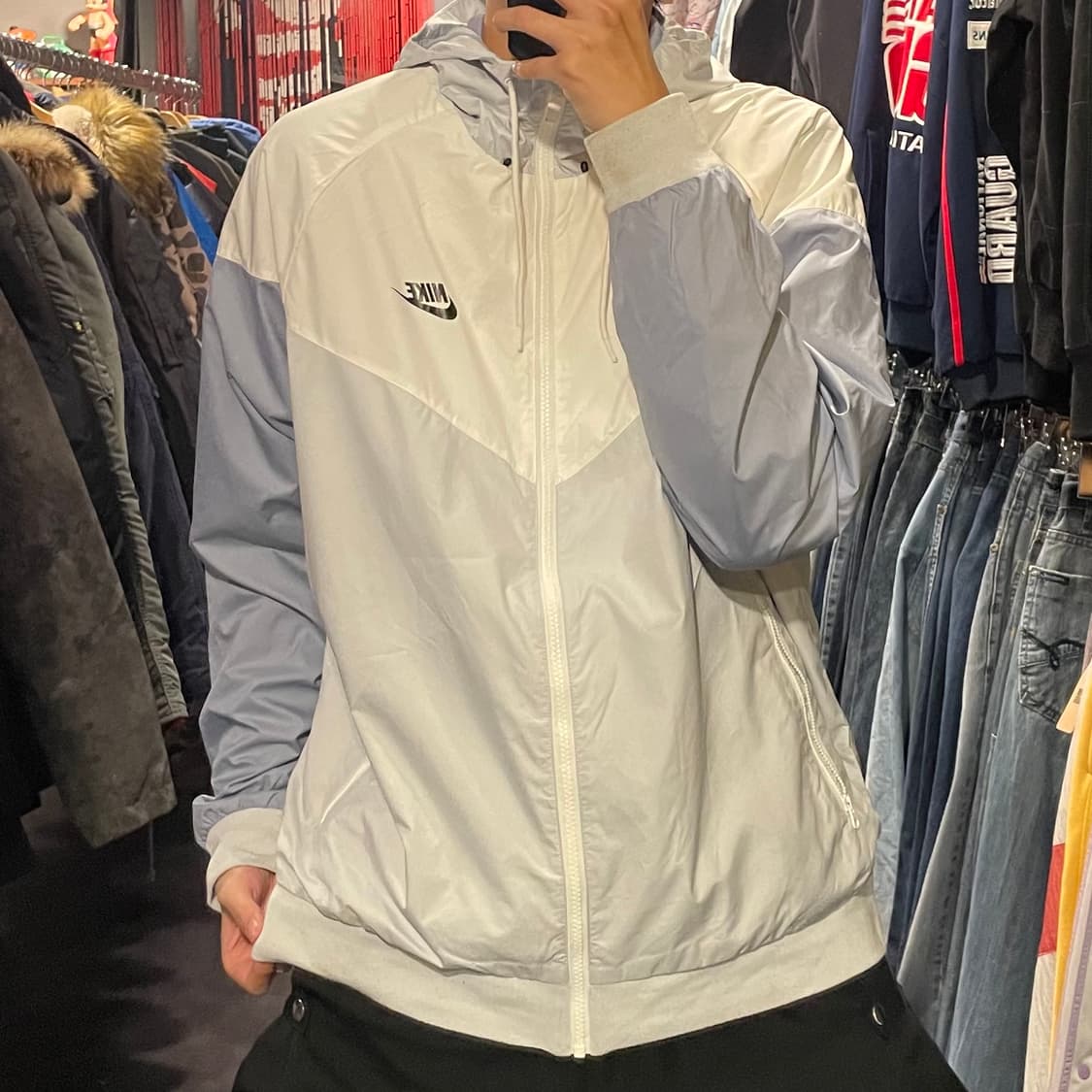 [IM] NIKE 나이키 화이트 바람막이 상품이미지2