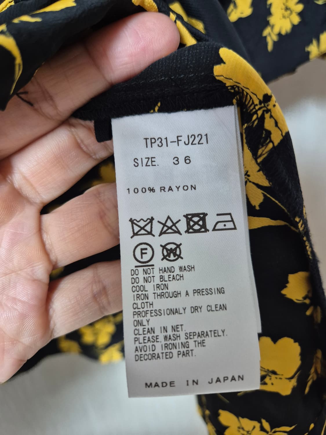 (정품) TOGA PULLA 토가풀라 플라워 블라우스 36 상품이미지6