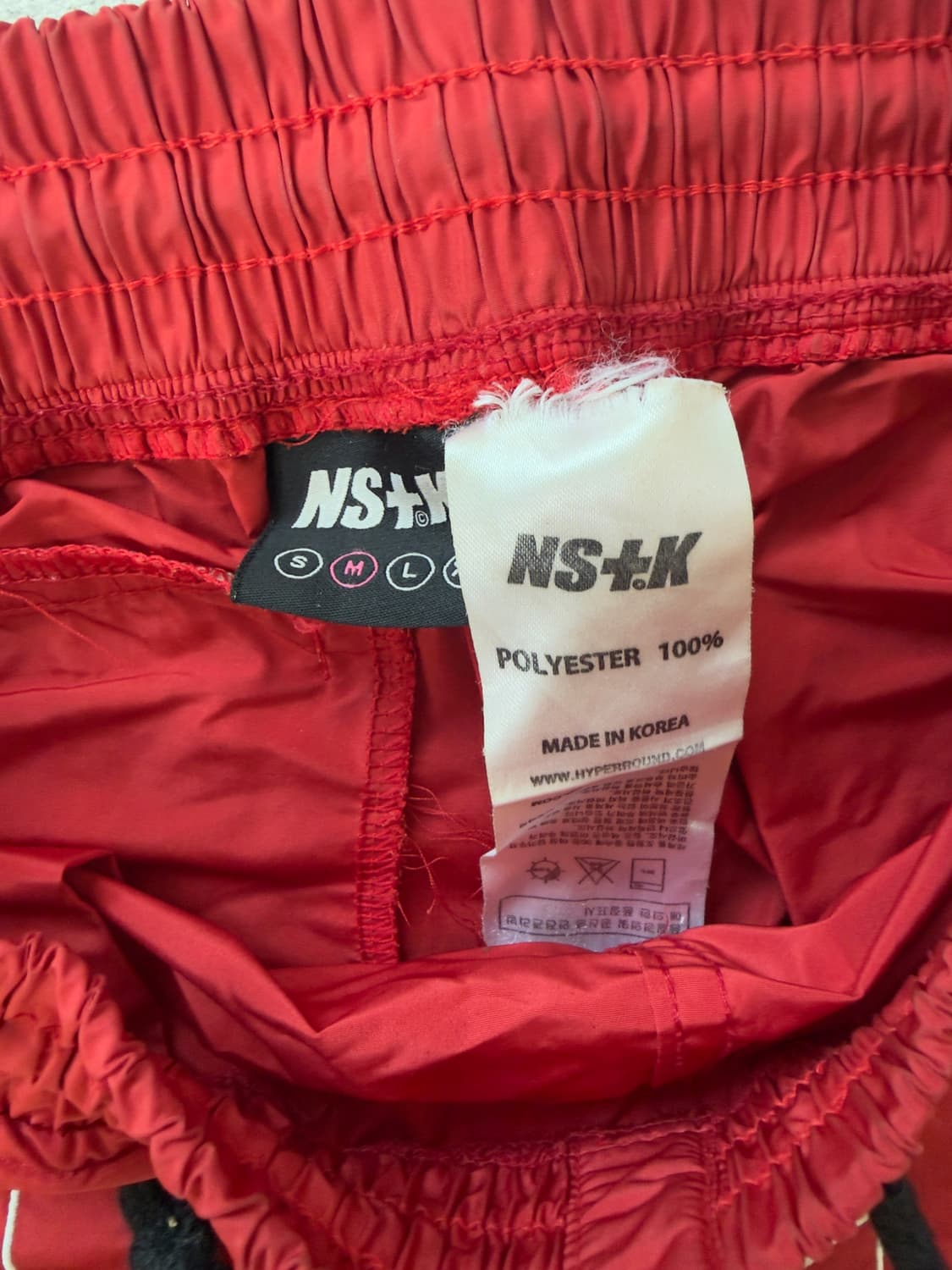 [단종] 급처 카이파이(네스트킥) 레드 팬츠 판매 상품이미지4