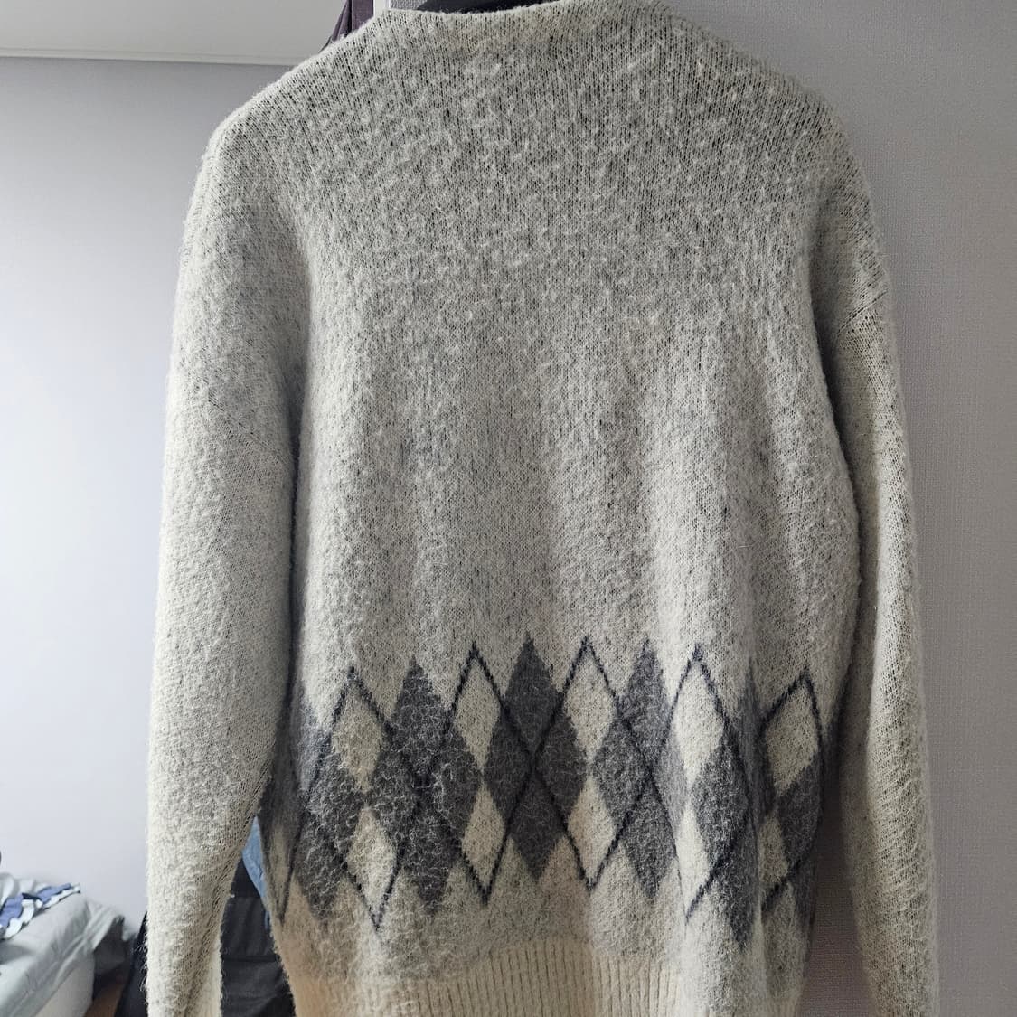 토니웩 모헤어 가디건 에크루 m 상품이미지3