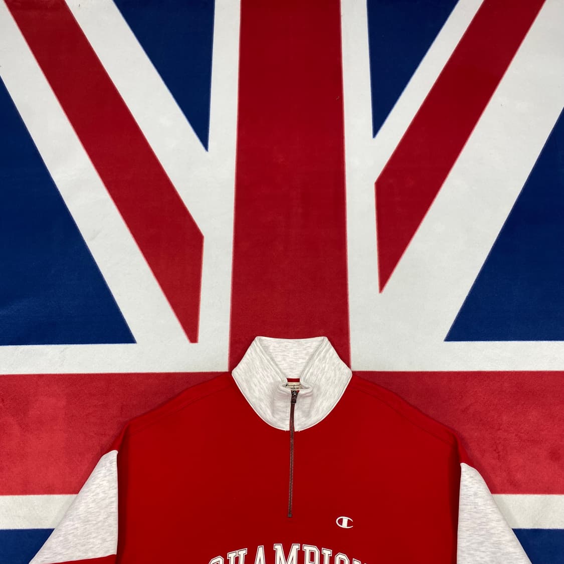 챔피온 반집업 맨투맨 L 실측 2XL  상품이미지2