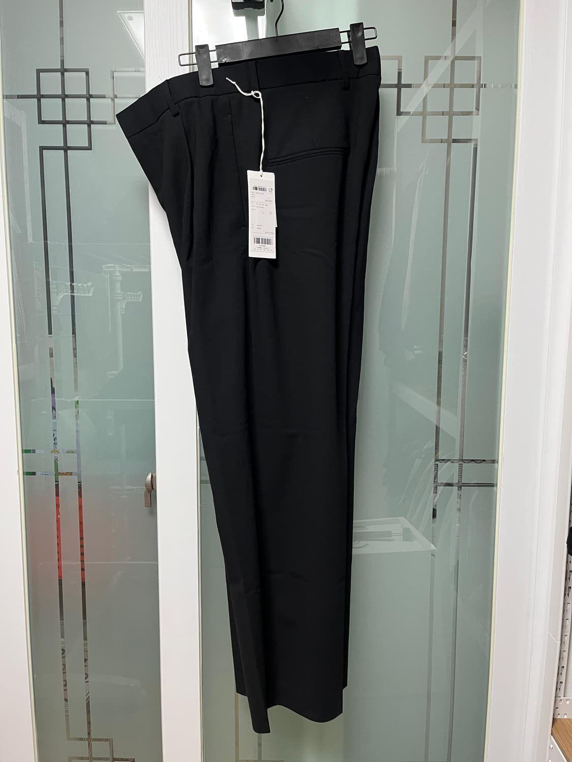 Aton High Twist Wool 셋업 4사이즈 블랙 상품이미지5