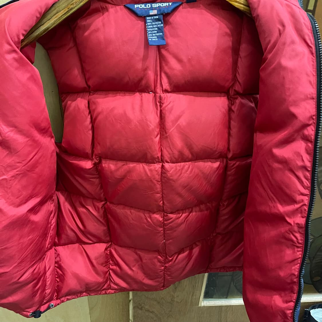 90's POLO SPORT 다운 베스트 상품이미지5