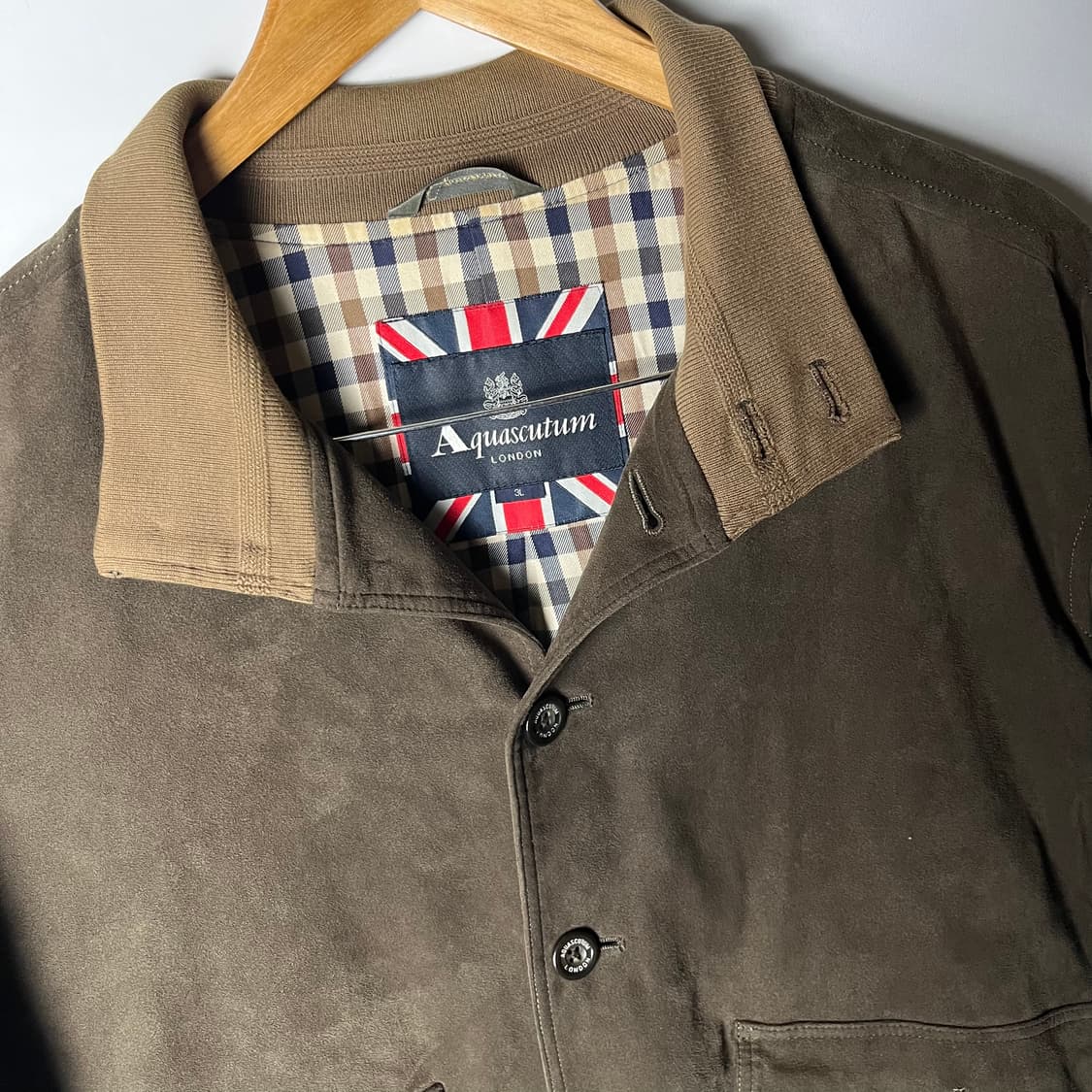 [Aquascutum] 아쿠아스큐텀 스웨이드 헤링턴자켓 상품이미지2