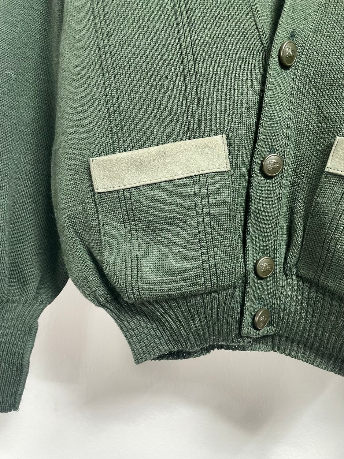 90s 버버리 코만도 울 가디건 (on.414)   상품이미지5