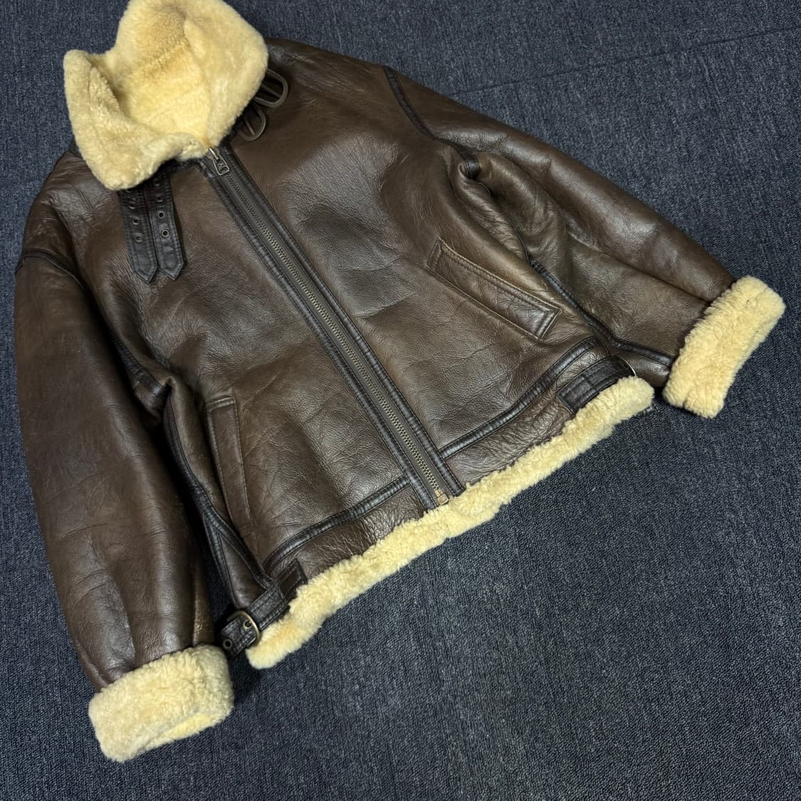 글리맨 B-3 양무톤 쉽스킨 무스탕  상품이미지4