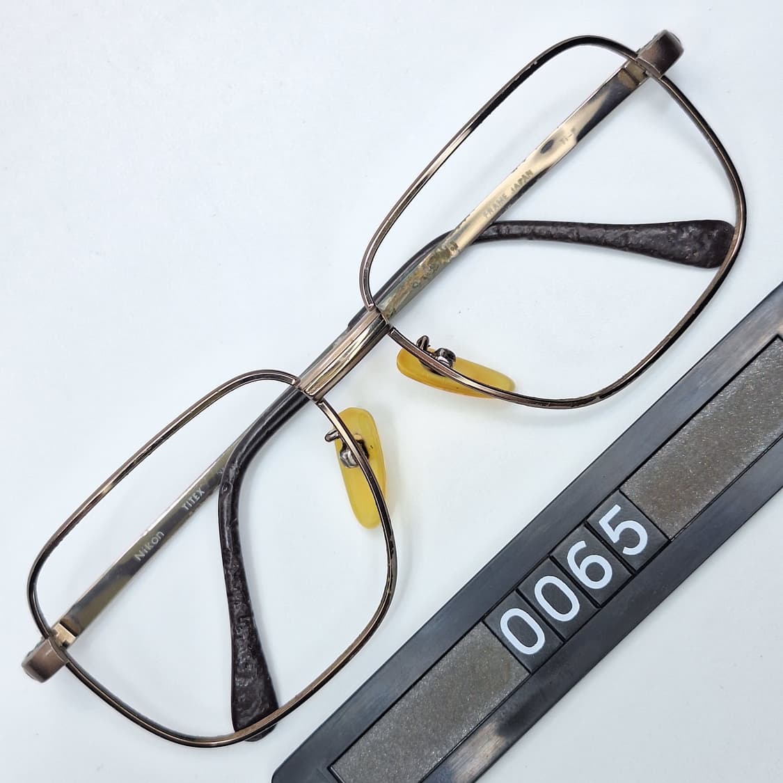 니콘 NIKON TITEX NK69 순수 티타늄 더블브릿지 안경테 빈티지 상품이미지1