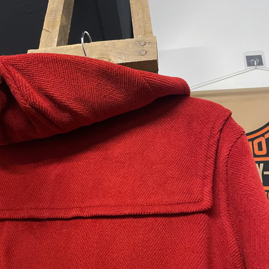 90s 글로버올 GLOVERALL 클래식 후드 더플 코트 떡볶이 코트 상품이미지4