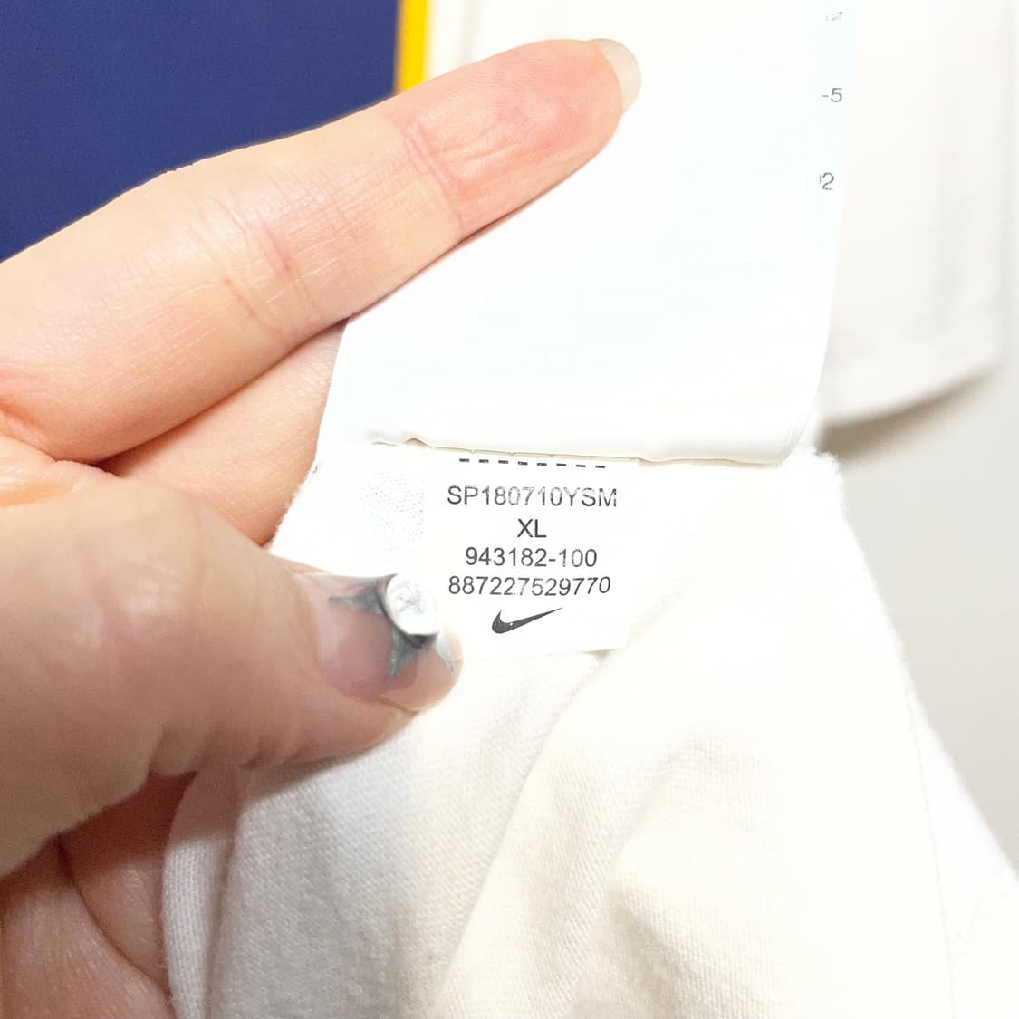 Nike 프린팅 화이트 반팔 상품이미지8