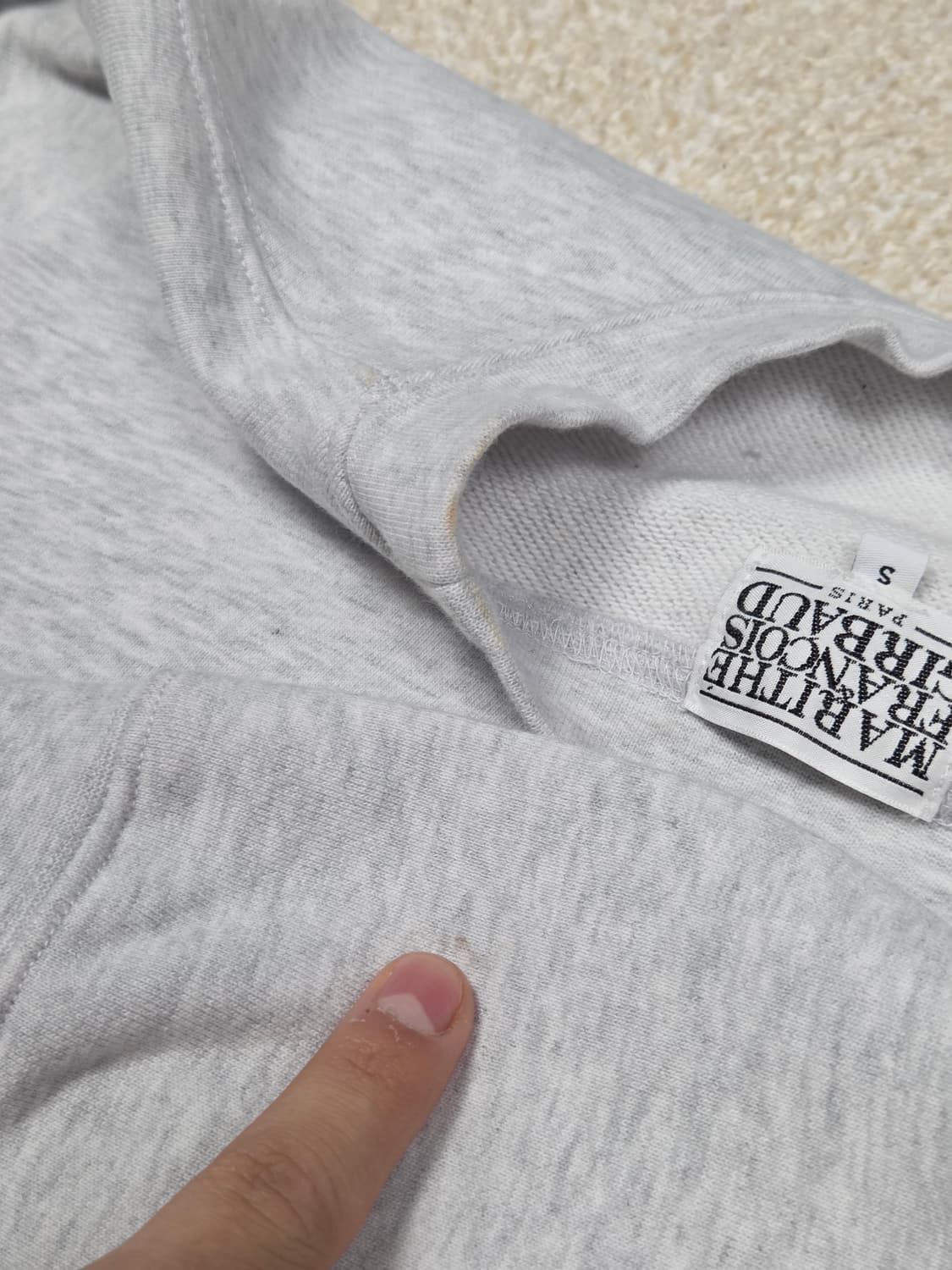 [마리떼 프랑소와 저버] MFG 서클 로고 맨투맨 | 00284 상품이미지7