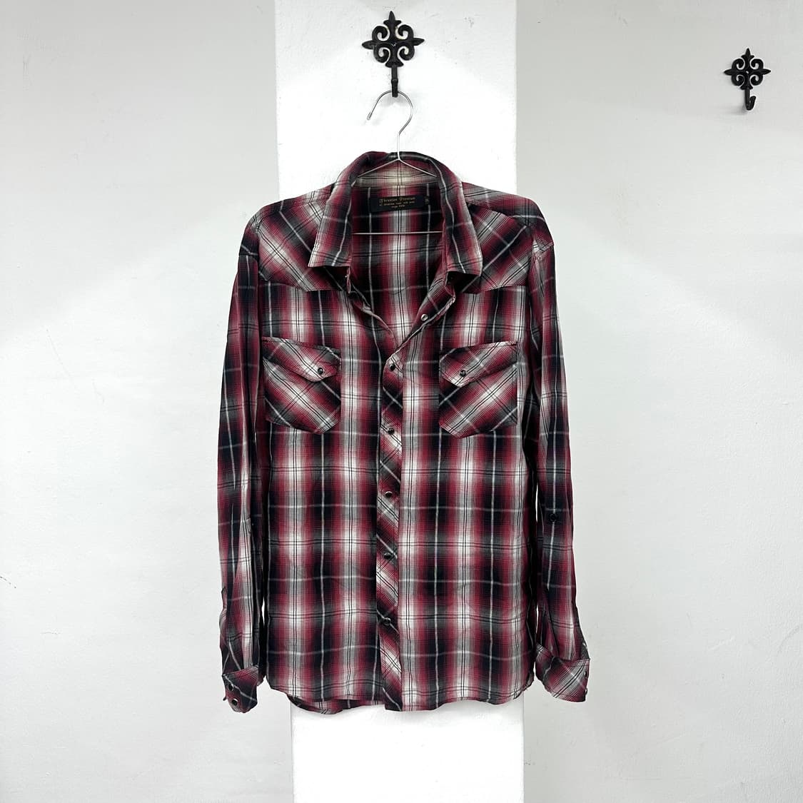Red tartan pattern shirts 상품이미지3
