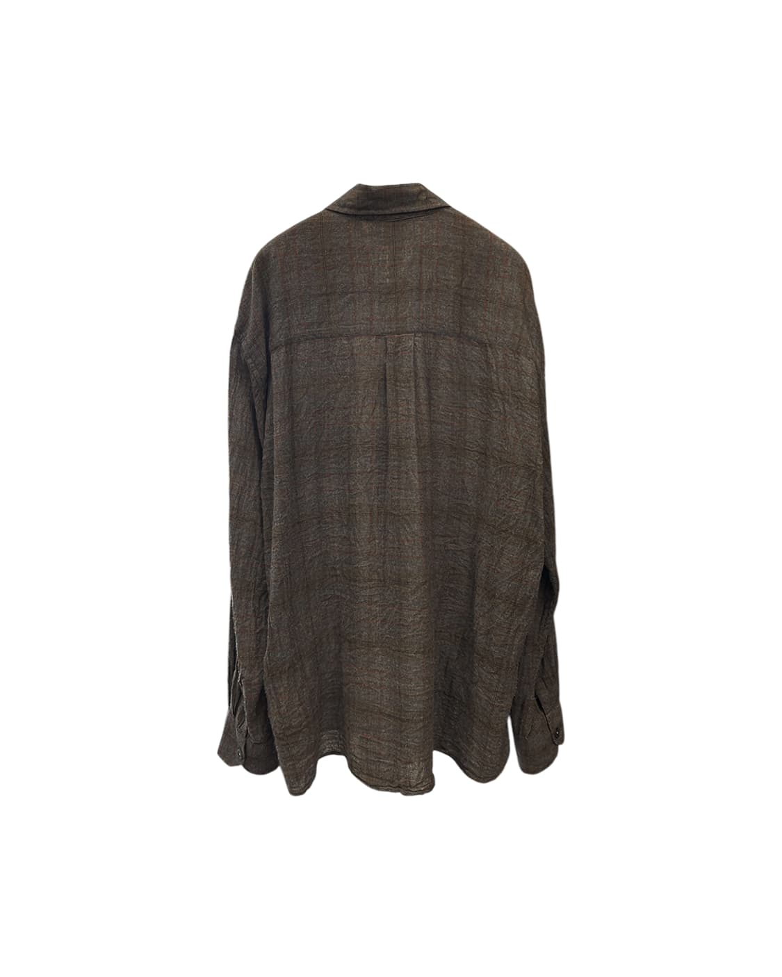 아워레가시 어보브 바자 체크 브리즈 위브 셔츠 상품이미지5