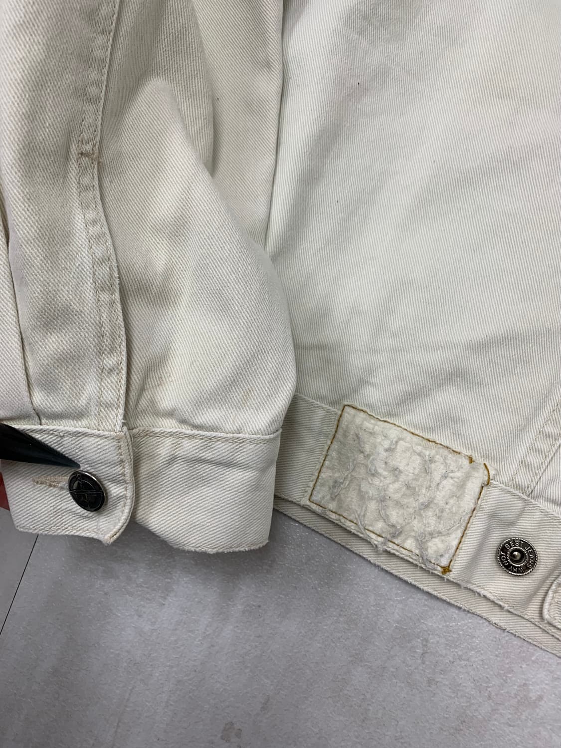 크림색 면자켓 #213 상품이미지8