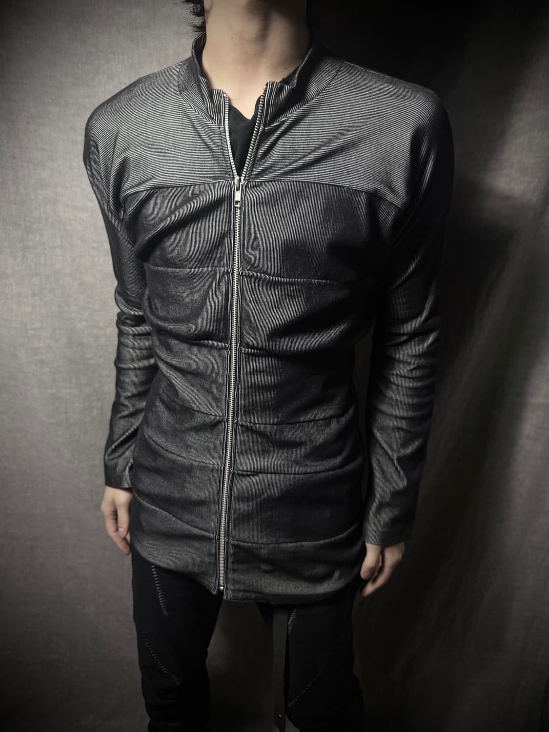 Y’s for men Workshop Ribbed Panel Zip-Up 상품이미지1