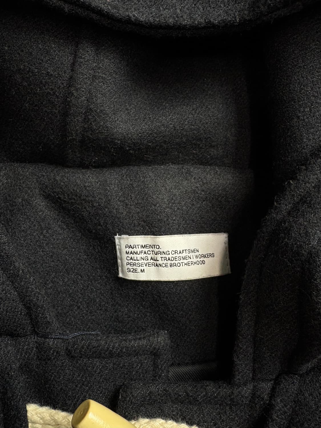 파르티멘토 오버 사이즈 후드 더플 롱코트 1806 상품이미지3