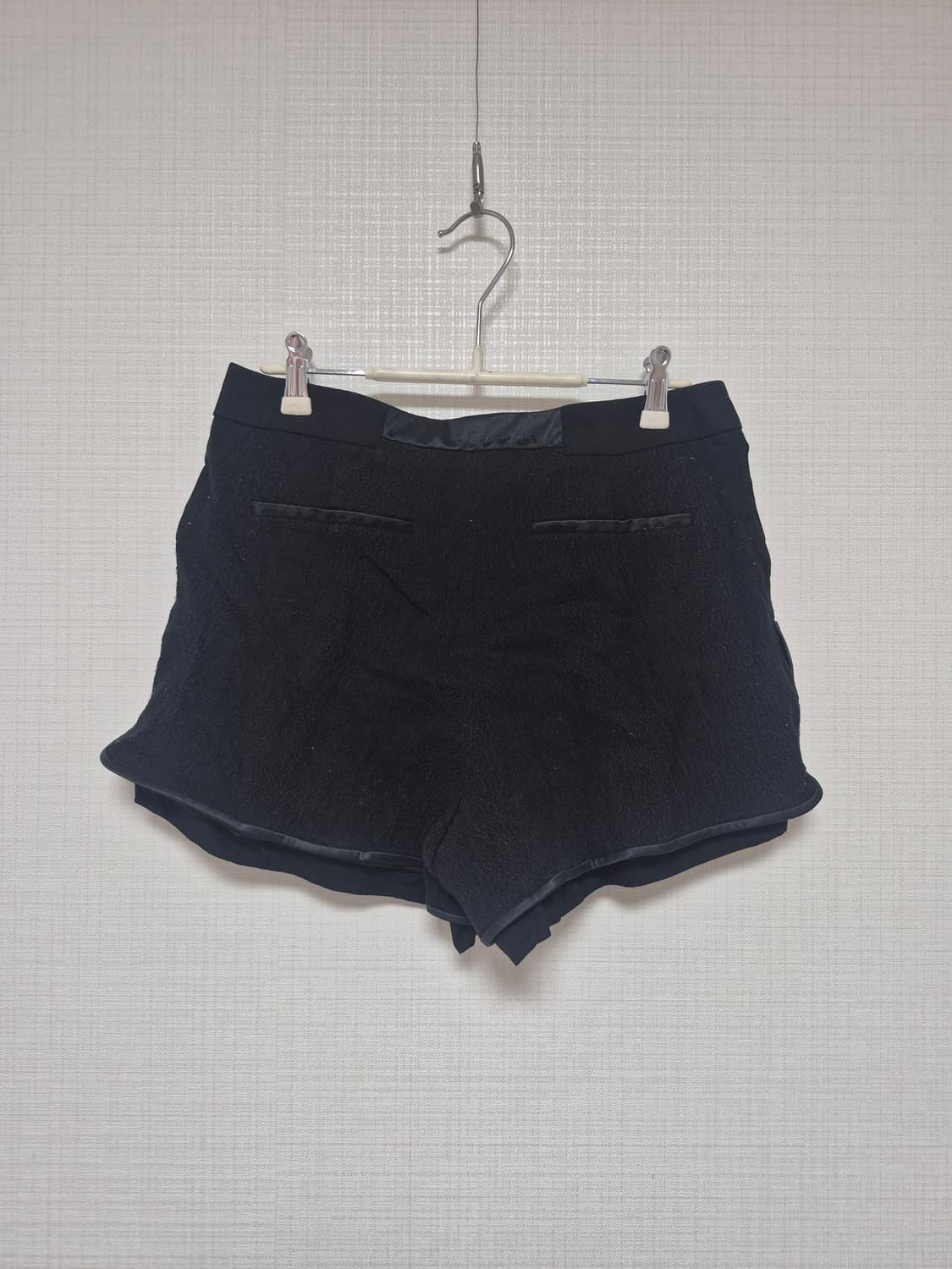 MINE 테일러드쇼츠  블랙 큐롯  상품이미지3