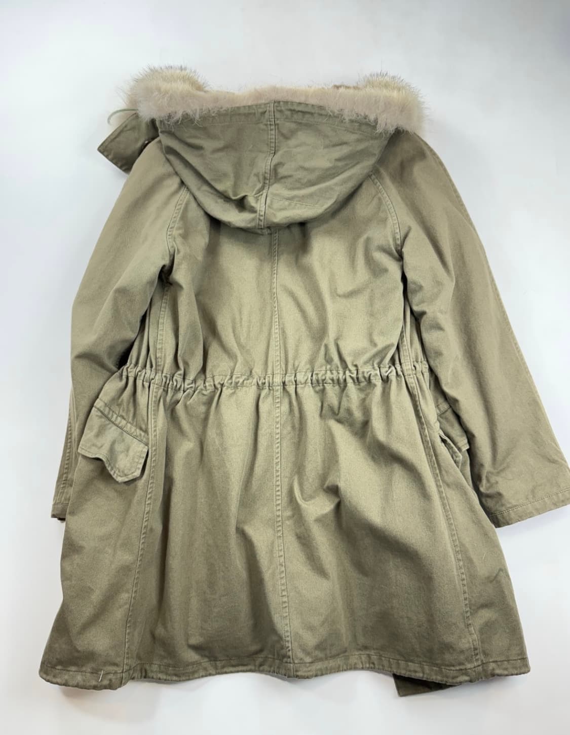 Yves salomon 이브살로몬 아미 코요테퍼 천연모피야상 상품이미지2