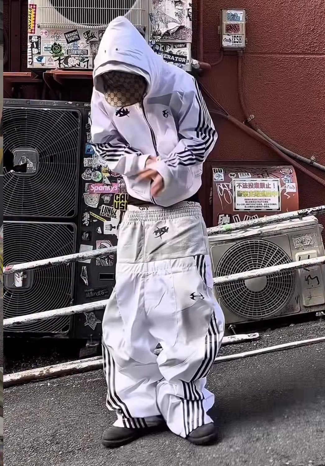 Cozyworldwide 나일론 레이어드 트랙셋업 상품이미지1