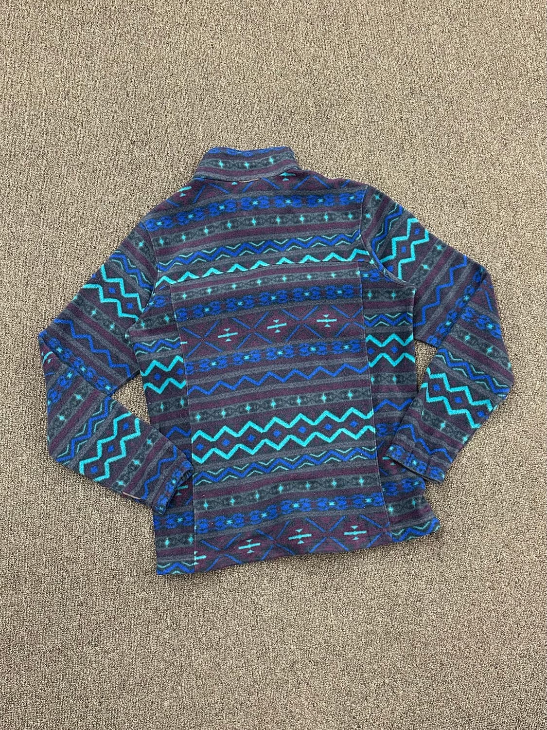 M)Columbia vintage 아즈텍 패턴 플리스 자켓 상품이미지5