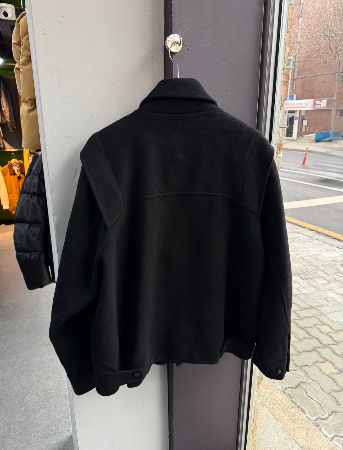 105/ 시스템옴므 24FW 캐시미어 블랜딩 숏코트 자켓 상품이미지7