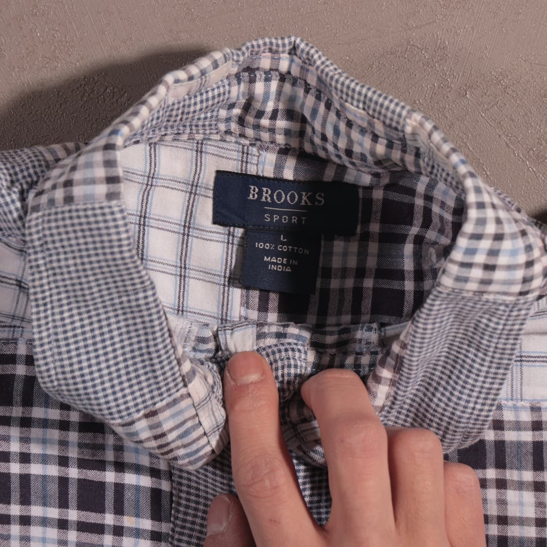 브룩스 브라더스 패치워크 셔츠 상품이미지3