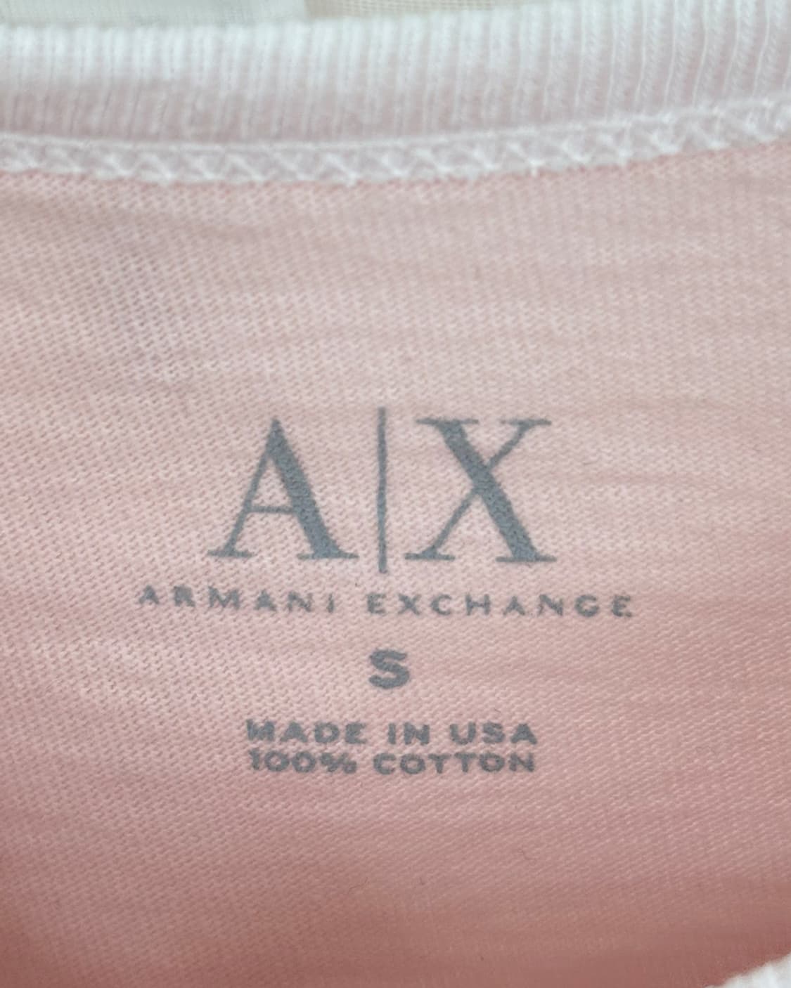 ARMANI EXCHANGE lovely pink raglan tee 상품이미지8