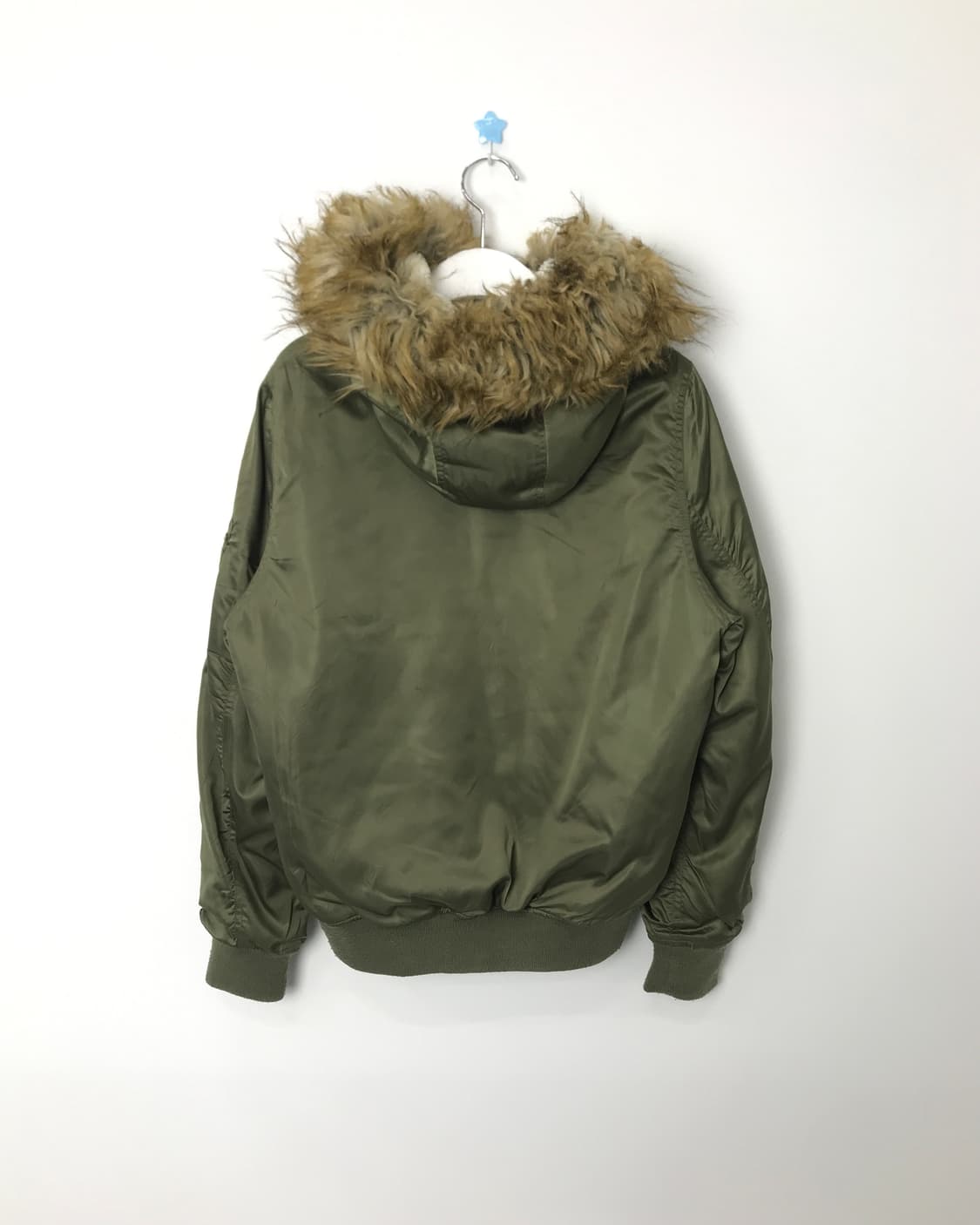 Jpn Fur-Hooded MA-1 Bomber Jacket 상품이미지9