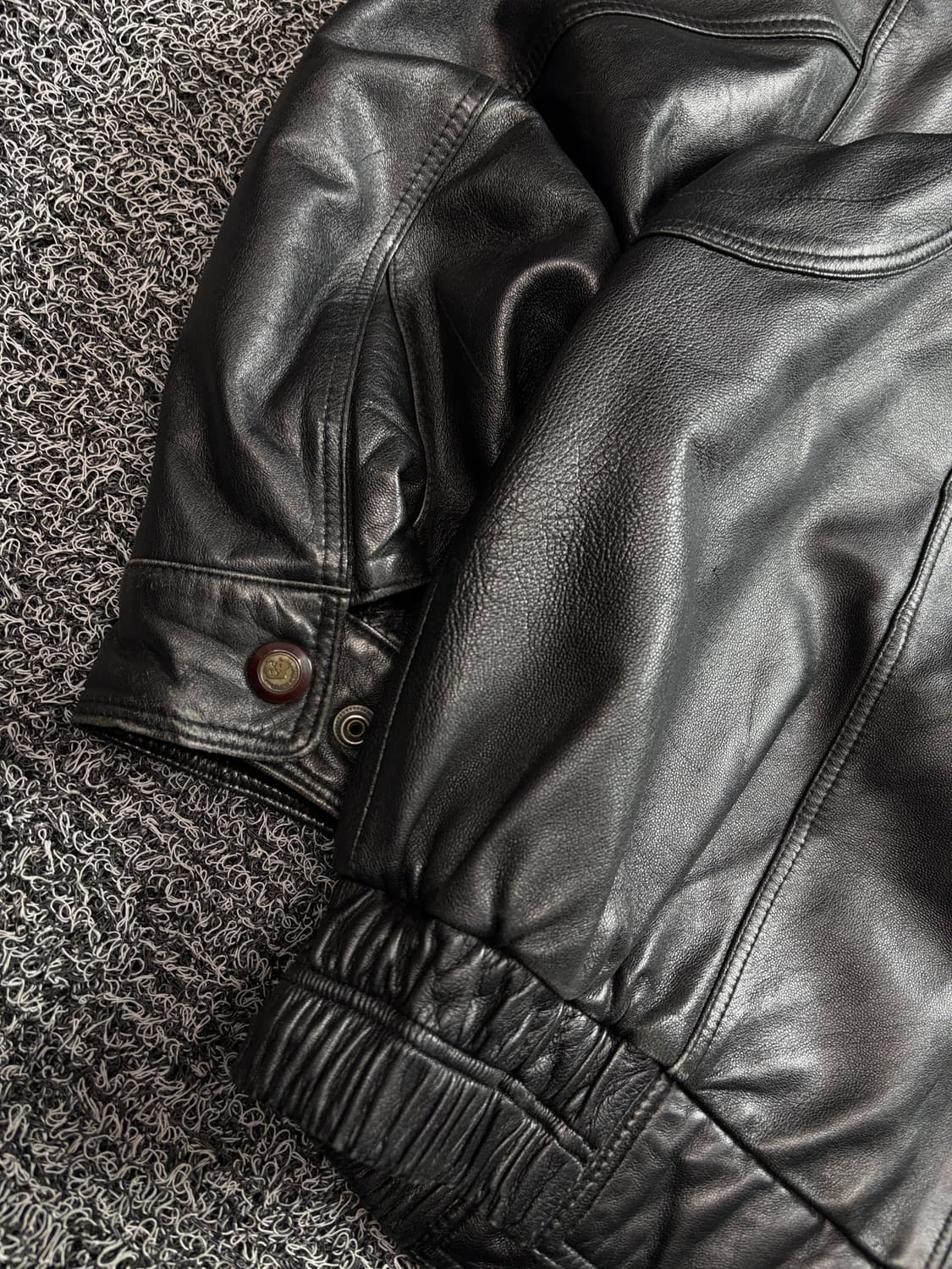 BIGBEN 아카이브 램스킨 레더 봄버자켓 2124 상품이미지5