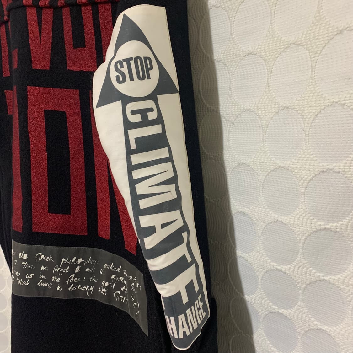 vivienne westwood chaos슬로건 울 코트 상품이미지8