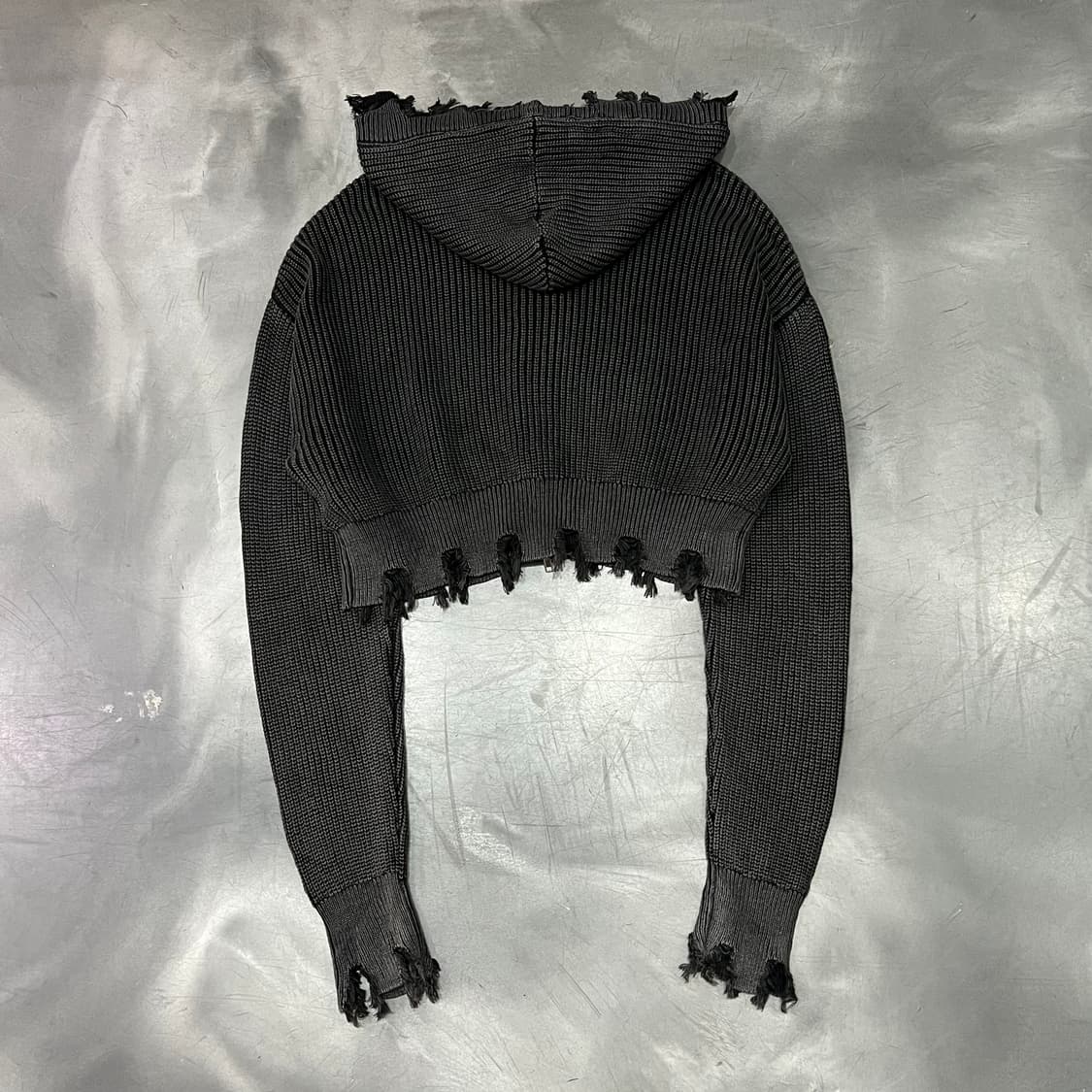  ENVYM 그런지 투웨이 니트 후드 집업 y14862 상품이미지2