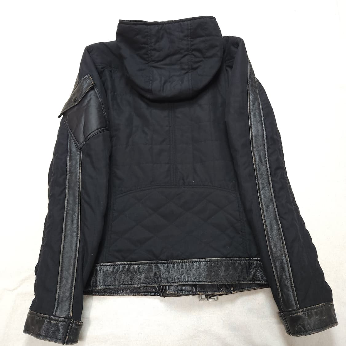 [S] 디젤 양가죽 트리밍 후드 자켓 (~90) 상품이미지7